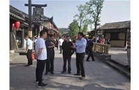 中国民族建筑研究会专家组孙振贤专家莅临汉中市勉县武侯祠项目考察